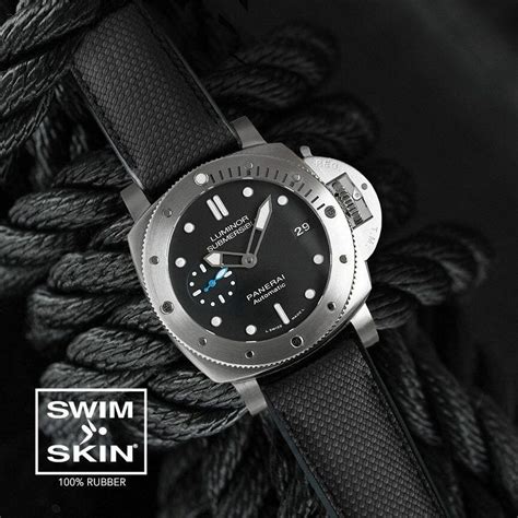 panerai 42mm strap size|Panerai velcro dive strap.